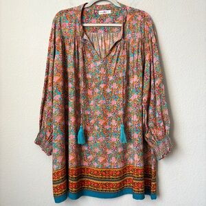 NATURAL LIFE Colorful Floral Mini Dress